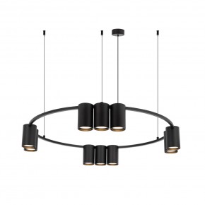 DK4065-BK Подвесной светильник ORBIT, IP20, 10xGU10 LED до 15 Вт, черный матовый, алюминий в Миассе - miass.ok-mebel.com | фото 3