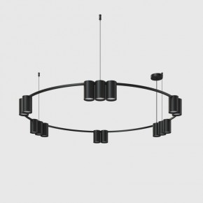 DK4067-BK Подвесной светильник ORBIT, IP20, 15xGU10 LED до 15 Вт, черный матовый, алюминий в Миассе - miass.ok-mebel.com | фото 2