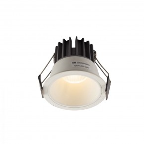 DK4400-WH Встраиваемый светильник, IP 20, 7 Вт, LED 3000, белый, алюминий в Миассе - miass.ok-mebel.com | фото
