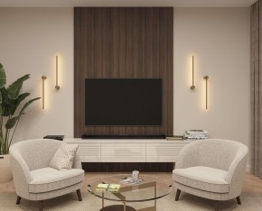DK5010-SG Бра 600 мм, 3000К, IP20, 5 Вт, матовое золото в Миассе - miass.ok-mebel.com | фото 5