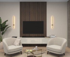DK5012-SG Бра 800 мм, 3000К, IP20,7 Вт, матовое золото в Миассе - miass.ok-mebel.com | фото 5