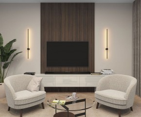 DK5014-BK Бра 1000 мм, 3000К, IP20, 12 Вт, черный, алюминий в Миассе - miass.ok-mebel.com | фото 5