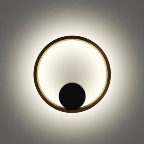 DK5060-BK+SG Бра ORBIT, IP20, 3000К, LED, 10 Вт, черный + сатинированное золото, алюминий в Миассе - miass.ok-mebel.com | фото 4