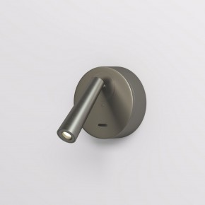 DK5072-DN Бра SHINE WALL со светодиодом, D104*H68, IP20, 3000К, 3W, RA?90, темный никель, алюминий в Миассе - miass.ok-mebel.com | фото
