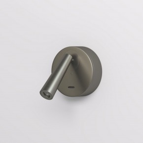 DK5072-DN Бра SHINE WALL со светодиодом, D104*H68, IP20, 3000К, 3W, RA?90, темный никель, алюминий в Миассе - miass.ok-mebel.com | фото 2