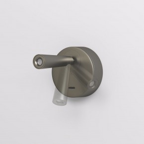 DK5072-DN Бра SHINE WALL со светодиодом, D104*H68, IP20, 3000К, 3W, RA?90, темный никель, алюминий в Миассе - miass.ok-mebel.com | фото 3