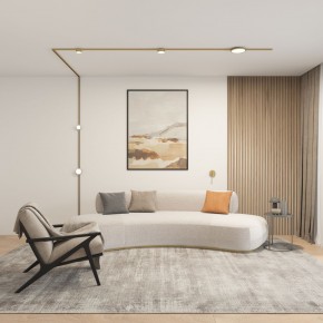 DK5072-SB Бра SHINE WALL со светодиодом, D104*H68, IP20, 3000К, 3W, RA?90, сатинированная латунь, алюминий в Миассе - miass.ok-mebel.com | фото 5