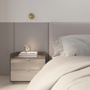 DK5072-SB Бра SHINE WALL со светодиодом, D104*H68, IP20, 3000К, 3W, RA?90, сатинированная латунь, алюминий в Миассе - miass.ok-mebel.com | фото 9