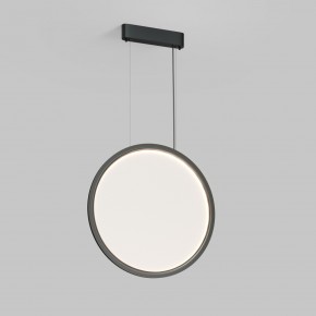 DK6606-BK Подвесной вертикальный светильник Veil со светодиодом H1700 d600 220V 48W 3000-6000K IP20 черный алюминий в Миассе - miass.ok-mebel.com | фото 3