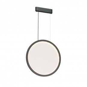 DK6606-BK Подвесной вертикальный светильник Veil со светодиодом H1700 d600 220V 48W 3000-6000K IP20 черный алюминий в Миассе - miass.ok-mebel.com | фото 5