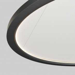 DK6616-BK Подвесной горизонтальный светильник Veil со светодиодом H900 d600 220V 48W 3000-6000K IP20 черный алюминий в Миассе - miass.ok-mebel.com | фото 3