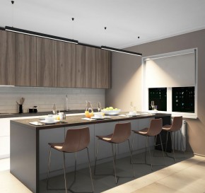 DK9124-BK Линейный светильник 30W 1250mm 4000K, черный в Миассе - miass.ok-mebel.com | фото 4