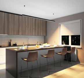 DK9203-BK Линейный светильник 52W 2000mm 3000K, черный в Миассе - miass.ok-mebel.com | фото 5