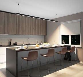 DK9254-BK Линейный светильник 62W 2500mm 4000K, черный в Миассе - miass.ok-mebel.com | фото 5