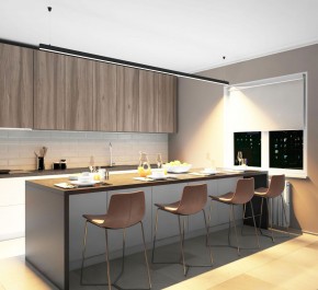 DK9303-BK Линейный светильник 72W 3000mm 3000K, черный в Миассе - miass.ok-mebel.com | фото 5