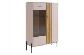 ДОМИНИКА Комод (со стеклом) в Миассе - miass.ok-mebel.com | фото