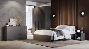 ЭЛЕГАНТ Спальный гарнитур (модульный) графит в Миассе - miass.ok-mebel.com | фото