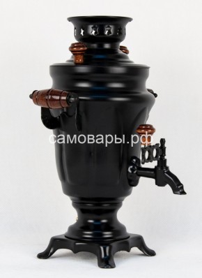 Электрический самовар "Черный Русский" матовый тюльпан на 1,5 литра. Ограниченная серия. в Миассе - miass.ok-mebel.com | фото 3