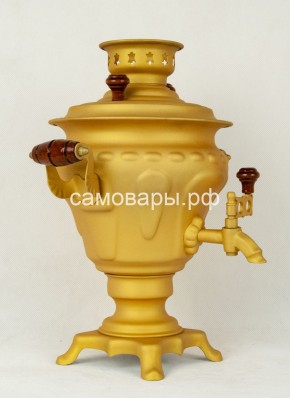 Электрический самовар "Русское золото" матовая груша на 2 литра (Ограниченная серия) в Миассе - miass.ok-mebel.com | фото 3