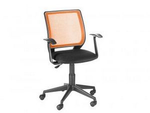 Кресло офисное Эксперт Т-эрго (черный/оранжевый) в Миассе - miass.ok-mebel.com | фото 1