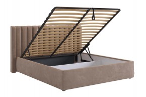 ЕВА Кровать с ПМ 1600 (латте) в Миассе - miass.ok-mebel.com | фото