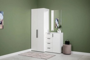 ЭЙР прихожая (модульная) Белый Шагрень в Миассе - miass.ok-mebel.com | фото 3