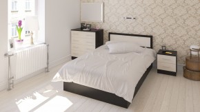 Фиеста Кровать 1200, цвет венге/дуб лоредо, ШхГхВ 123,5х203,5х80 см., сп.м. 1200х2000 мм., без матраса, основание есть в Миассе - miass.ok-mebel.com | фото 5