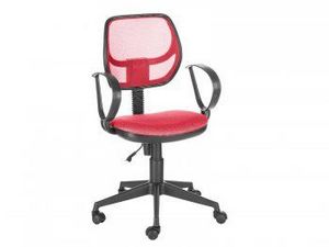 Кресло компьютерное Флеш Рондо (красный/красный) в Миассе - miass.ok-mebel.com | фото 1