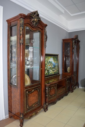 Гостиная Джоконда 1+ТВ+1 (корень дуба глянец) в Миассе - miass.ok-mebel.com | фото 4