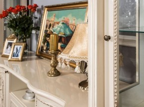 Гостиная Джоконда (крем глянец) 1+ТВ+1 в Миассе - miass.ok-mebel.com | фото 6