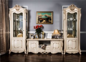 Гостиная Джоконда 1+ТВ+1 (крем глянец) в Миассе - miass.ok-mebel.com | фото 4