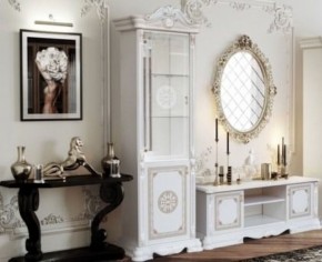 Гостиная Грация (комплект) белый/золото в Миассе - miass.ok-mebel.com | фото 3