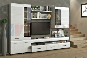 Гостиная Камелия Композиция 1 (Снежный ясень) в Миассе - miass.ok-mebel.com | фото
