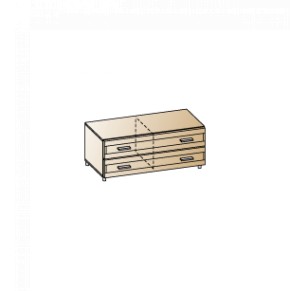 Гостиная Камелия Композиция 6 (Гикори Джексон темный) в Миассе - miass.ok-mebel.com | фото 5