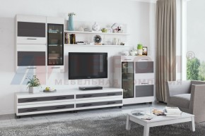 Гостиная Камелия Композиция 6 (Снежный ясень - серый) в Миассе - miass.ok-mebel.com | фото