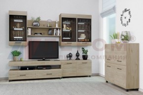 Гостиная Камелия Композиция 8 (Гикори Джексон светлый) в Миассе - miass.ok-mebel.com | фото 3