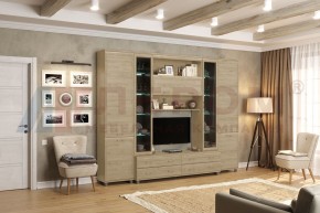 Гостиная Мелисса Композиция 9 (Гикори Джексон светлый) в Миассе - miass.ok-mebel.com | фото 4