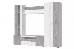 Гостиная Соло (Анкор Светлый/Бетонный Камень) в Миассе - miass.ok-mebel.com | фото 2