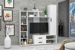 Гостиная Торонто (Белый текстурный) в Миассе - miass.ok-mebel.com | фото 3