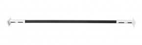 Турник раздвижной 1250-1500 цв. белый-черный FLEXTER PROFI в Миассе - miass.ok-mebel.com | фото