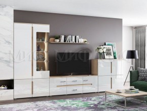 КИМ Шкаф с подсветкой (белый) в Миассе - miass.ok-mebel.com | фото 7