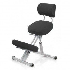 Коленный стул Smartstool со спинкой КМ01В + Чехлы в Миассе - miass.ok-mebel.com | фото
