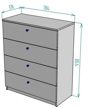 Комод Arvid K129 в Миассе - miass.ok-mebel.com | фото 2