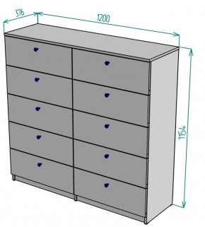 Комод Arvid K163 в Миассе - miass.ok-mebel.com | фото 20