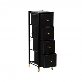 Комод Leset Нирита/Хайди узкий 4 ящика в Миассе - miass.ok-mebel.com | фото 3
