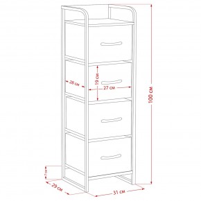 Комод Leset Ноа 4 ящика в Миассе - miass.ok-mebel.com | фото 9