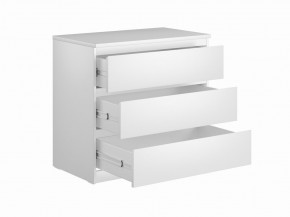 Комод МАЛЬТА с тремя выдвижными ящиками, цвет белый в Миассе - miass.ok-mebel.com | фото 3