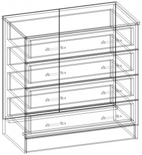 СОФИЯ Комод К800 (венге/дуб белфорт) в Миассе - miass.ok-mebel.com | фото 3