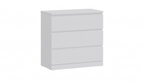 Комод Варма 3 с тремя выдвижными ящиками, цвет белый в Миассе - miass.ok-mebel.com | фото 2