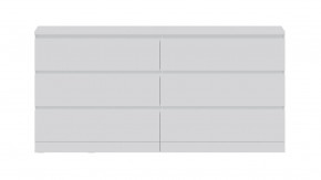 Комод Варма 6Д большой с шестью выдвижными ящиками, цвет белый в Миассе - miass.ok-mebel.com | фото 2